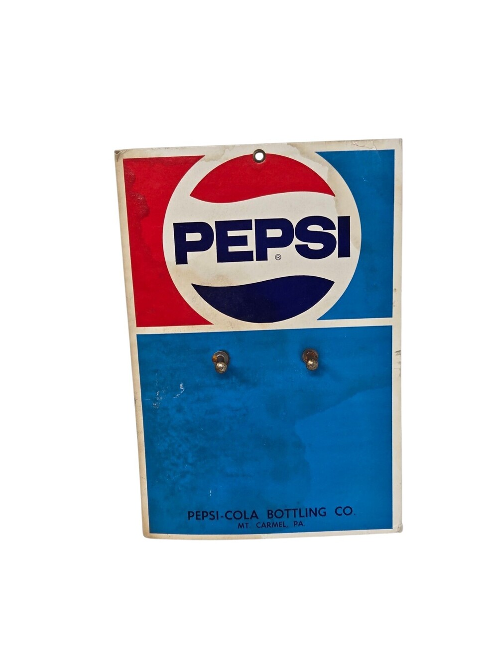 Vintage Pepsi Cardboard Calendar 1980s Store Display 12x8 READ